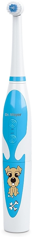Детская электрическая зубная щетка GTS1000K, голубая - Dr. Mayer Kids Toothbrush — фото N1