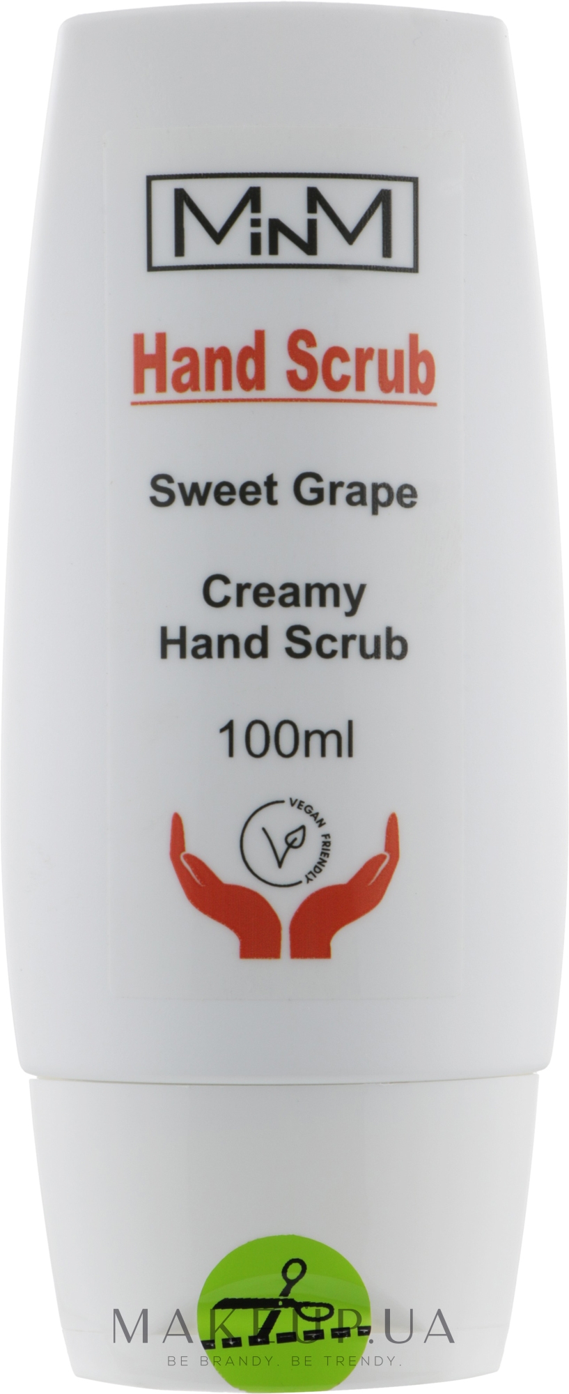 Крем-скраб для рук "Солодкий виноград" - M-in-M Creamy Hand Scrub — фото 100ml