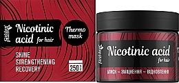 Термо-маска для волосся "Нікотинова кислота" - Голден-Фарм — фото N2