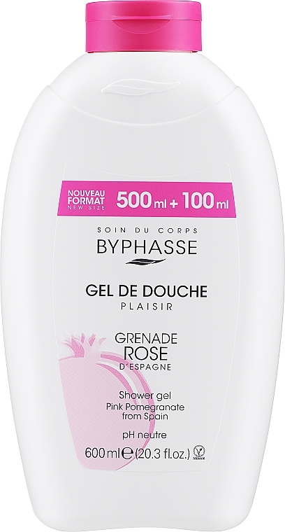 Гель для душа - Byphasse Plaisir Shower Gel Pink Pomegranate  — фото N3