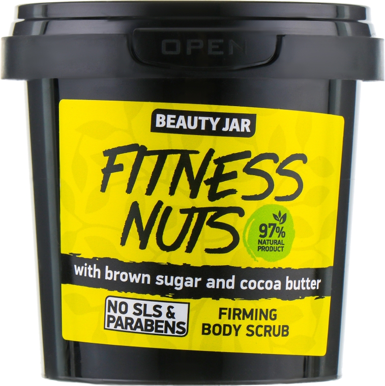 Скраб для тіла зміцнювальний "Fitness Nuts" - Beauty Jar Firming Body Scrub — фото N2
