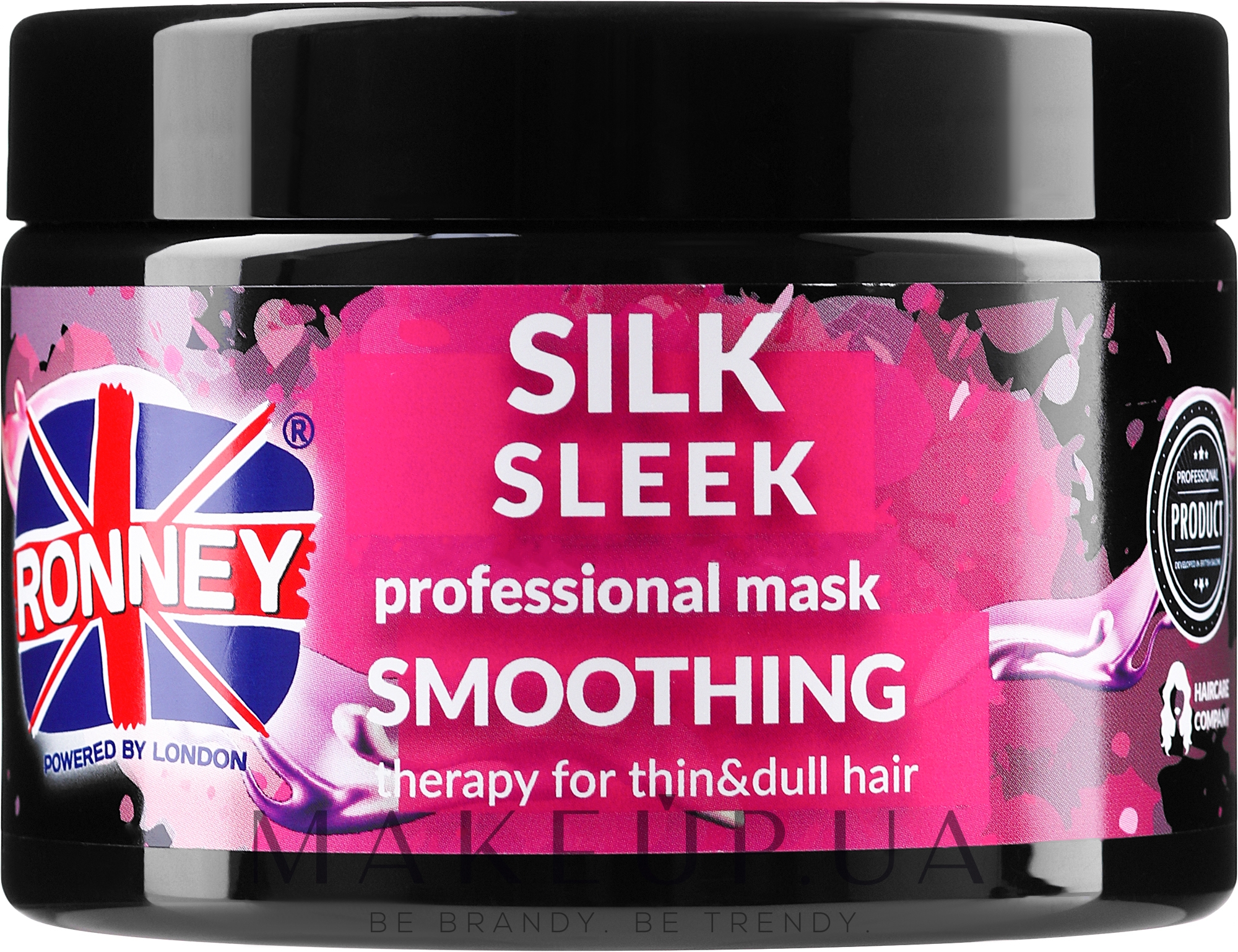 Маска для волос с протеинами шелка - Ronney Professional Silk Sleek Smoothing Mask  — фото 300ml