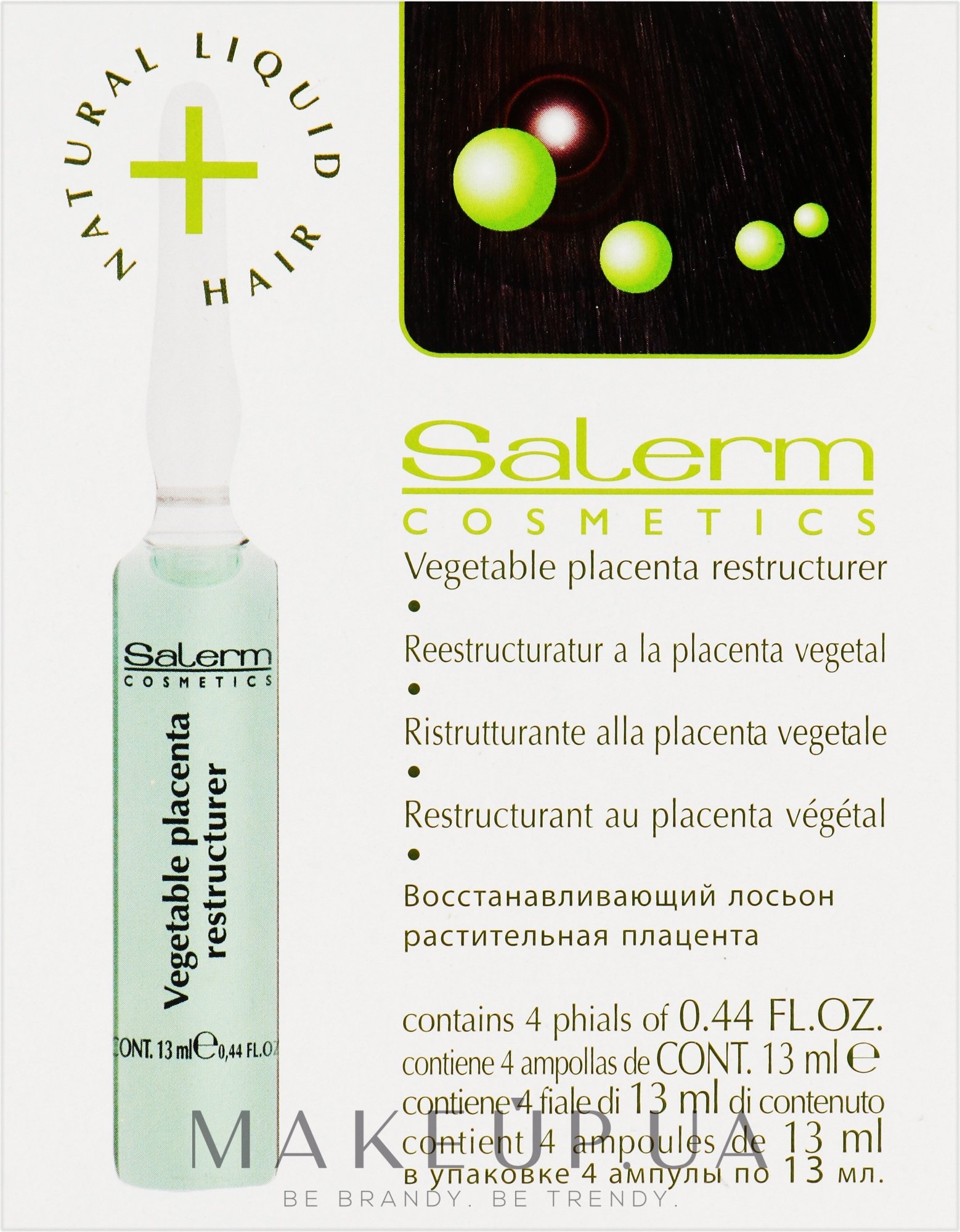 Растительная плацента - Salerm Reestructuratur A La Placenta Vegetal — фото 4x13ml