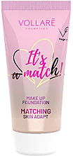 Тональний крем, який підлаштовується - Vollare Cosmetics It's a Match Make Up Foundation — фото N1