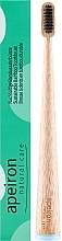 Бамбукова зубна щітка, блакитна - Apeiron — фото N2