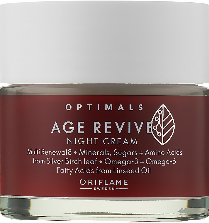 Антивозрастной ночной крем - Oriflame Optimals Age Revive Cream — фото N1
