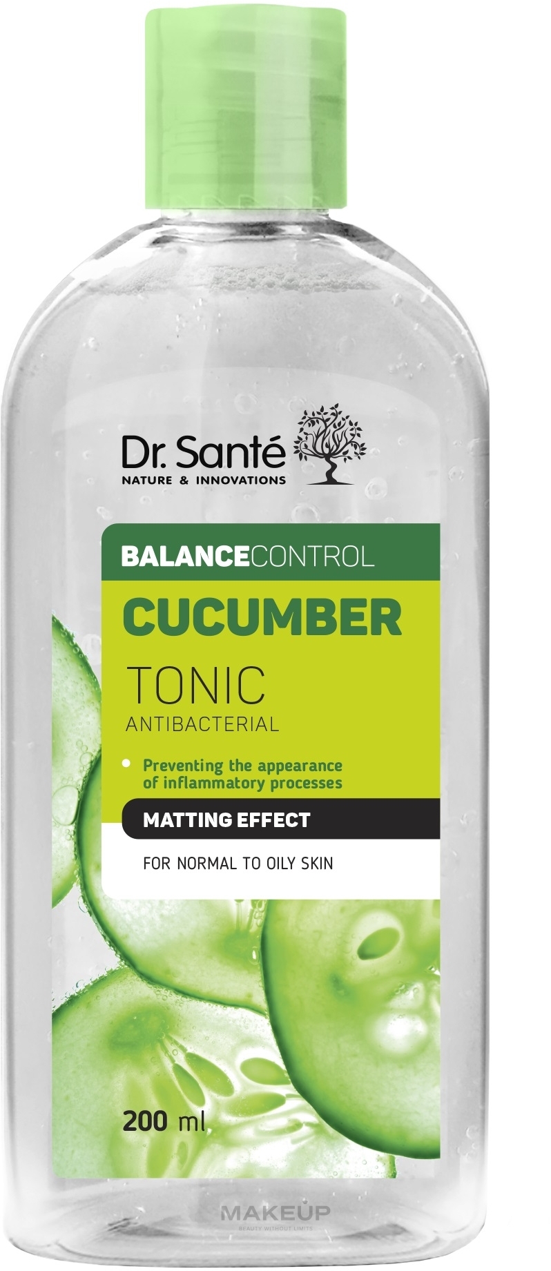 Антибактериальный тоник - Dr. Sante Cucumber Balance Control — фото 200ml