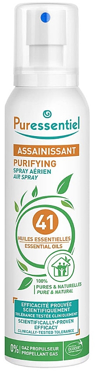 Спрей для повітря очищувальний, 41 ефірна олія - Puressentiel — фото N2