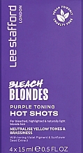 Тонирующее средство для мгновенной нейтрализации желтого оттенка - Lee Stafford Ice Purple Toning Cool Shots — фото N1
