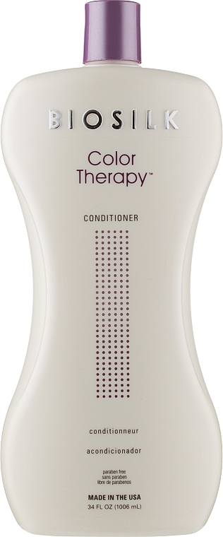 Кондиціонер для збереження кольору фарбованого волосся - BioSilk Color Therapy Conditioner * — фото N5