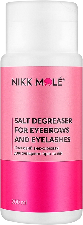 Обезжириватель солевой для бровей и ресниц - Nikk Mole Salt Degreaser For Eyebrows And Eyelashes — фото N1