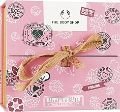 Парфумерія, косметика Набір - The Body Shop Happy & Hydrated Vitamin E Skincare Gift Christmas Gift Set (gel/125ml + cr/50ml + spray/57ml)