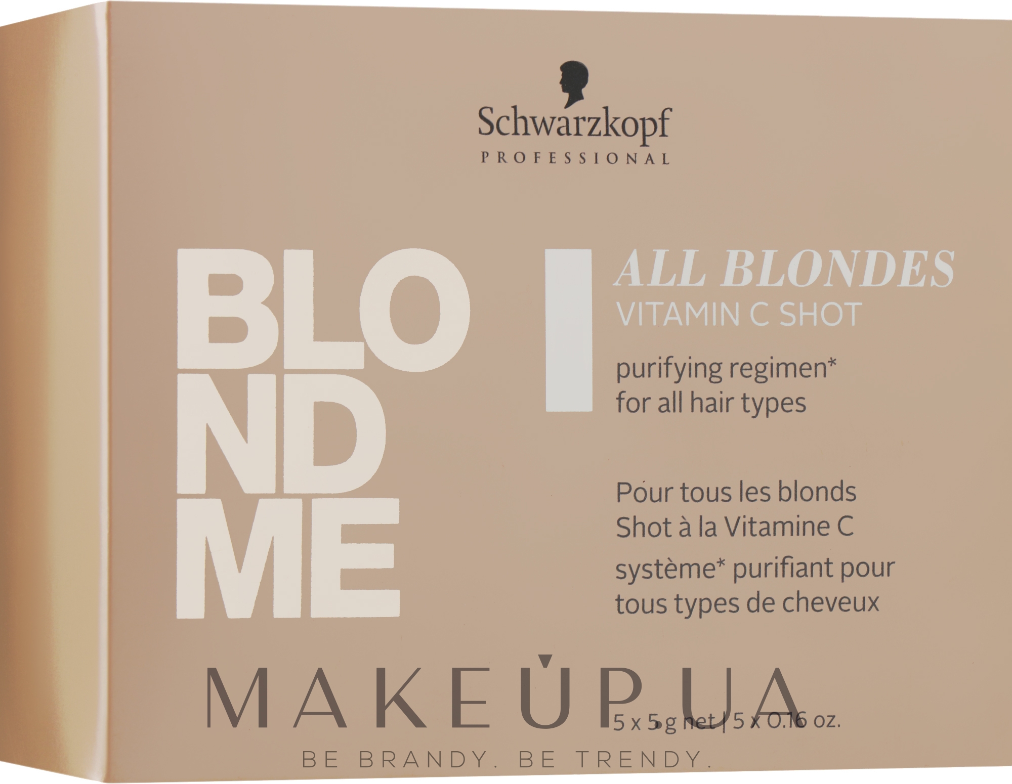 Концентрат вітаміну С для волосся усіх типів - Schwarzkopf Professional Blondme All Blondes Vitamin C Shot — фото 5x5g