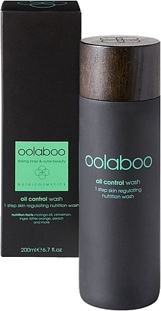 Очищувальний першоетапний гель - Oolaboo Oil Control 1 Step Skin Regulating Nutrition Wash — фото N1