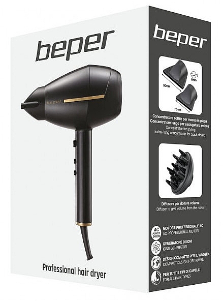 Фен для волосся, 40.406 - Beper — фото N3