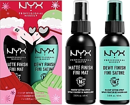 Набор спреев для фиксации макияжа - NYX Professional Makeup Setting Spray Duo(spray/2x60ml) — фото N2