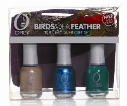 Духи, Парфюмерия, косметика Набор лаков для ногтей - Orly Birds Of A Feather Set №2 (nail/3х18ml + bag)