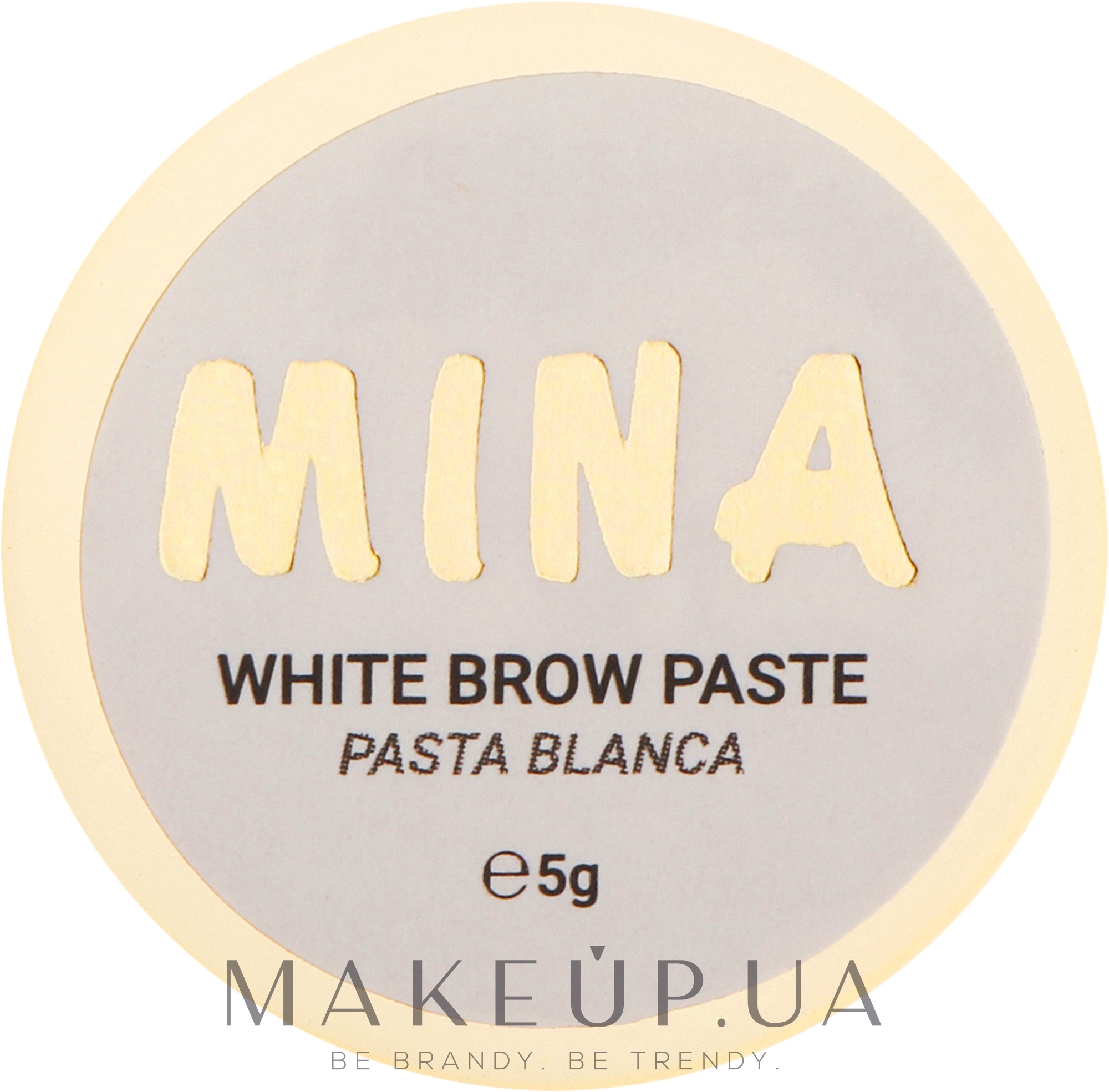 Белая паста для бровей - Mina White Brow Paste — фото 5g