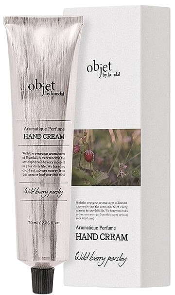 Крем для рук - Kundal Object By Kundal Aromatique Perfume Hand Cream Wildberry Parsley — фото N1