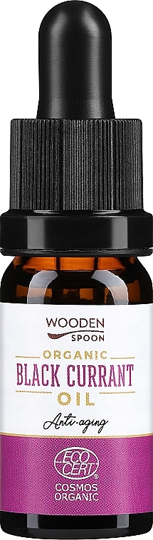 Масло черной смородины - Wooden Spoon Organic Blackcurrant Oil — фото N1