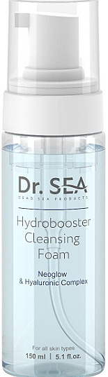 Піна для обличчя з гіалуроном - Dr. Sea Hydrobooster Cleansing Foam — фото N1