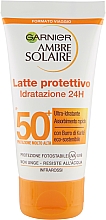 Духи, Парфюмерия, косметика Солнцезащитное молочко для тела - Garnier Ambre Solaire Hydration 24H Protection Lotion SPF50