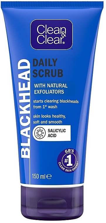 Щоденний скраб для обличчя від чорних крапок - Clean & Clear Blackhead Clearing Daily Scrub