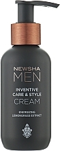 Крем для ухода и стайлинга волос - Newsha Men Inventive Care & Style Cream — фото N1