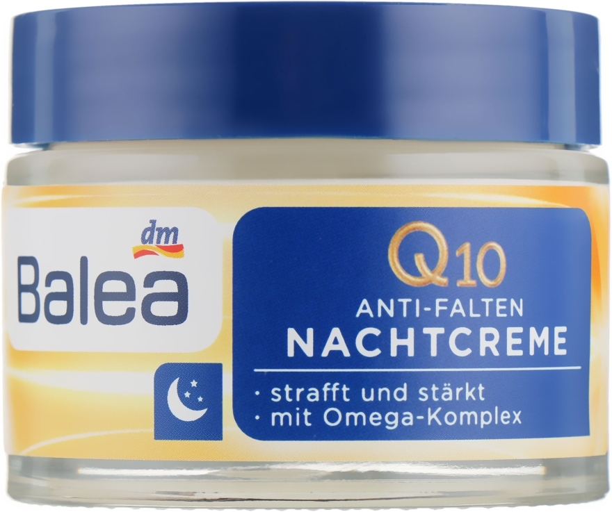 Ночной крем против морщин для лица - Balea Q10 Nachtcreme — фото N2