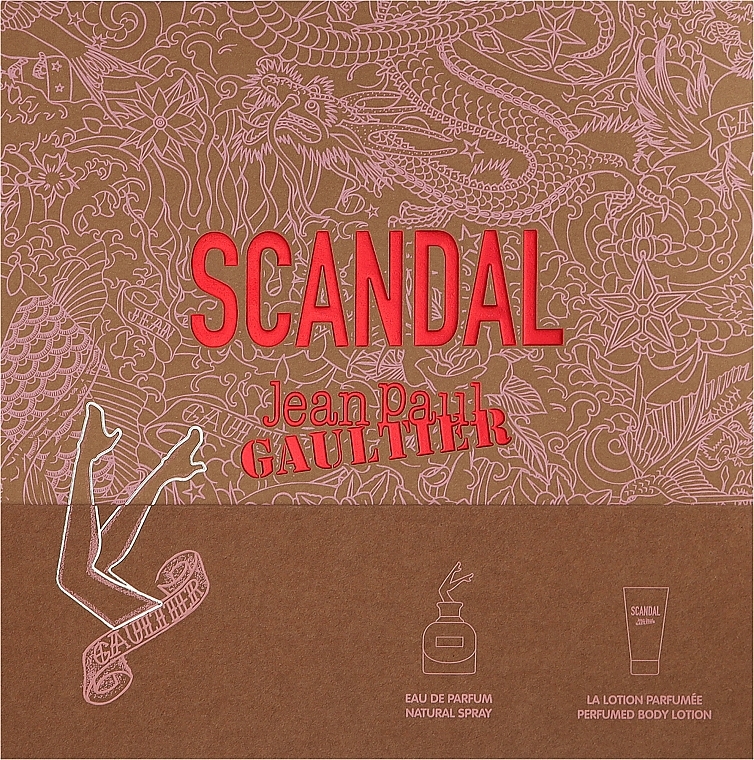 Jean Paul Gaultier Scandal - Набор (edp/50ml + b/lot/75ml) — фото N1