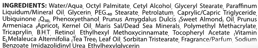 Денний антивіковий крем для обличчя з ретинолом та мінералами Мертвого моря - Dead Sea Collection Retinol Boosts Anti-Aging Day Cream — фото N3