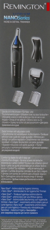 Триммер для носа и ушей - Remington NE3870 Nano Series Lithium Trimmer — фото N2