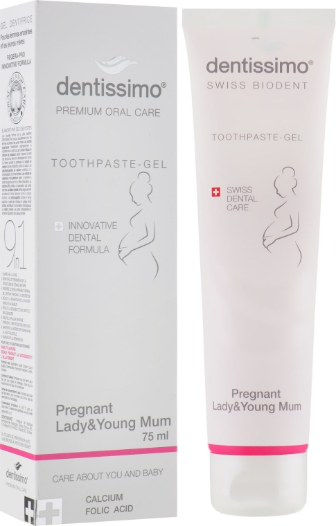 Зубна паста-гель для вагітних та молодих мам - Dentissimo Pregnant Lady&Young Mum — фото N2