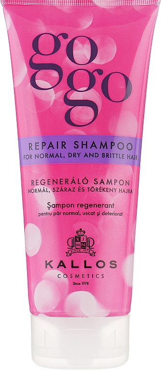 Шампунь відновлюючий - Kallos Gogo Repair Shampoo