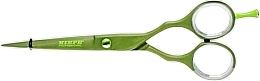 Парфумерія, косметика Ножиці перукарські, 2444/5, зелені - Kiepe Hair Scissors Regular Pastel 5"