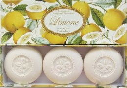 Духи, Парфюмерия, косметика Набор мыла туалетного "Лимон" - Saponificio Artigianale Fiorentino Limone (Soap/3x150g)