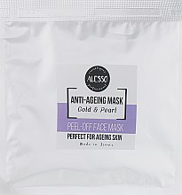 Маска для обличчя альгінатна омолоджуюча - Alesso Professionnel Alginate Gold and Pearl Peel-Off Face Anti-Age Mask — фото N3