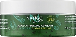 Парфумерія, косметика Пілінг для тіла з алое вера - Natigo By Nature Aloe Vera Sugar Peeling