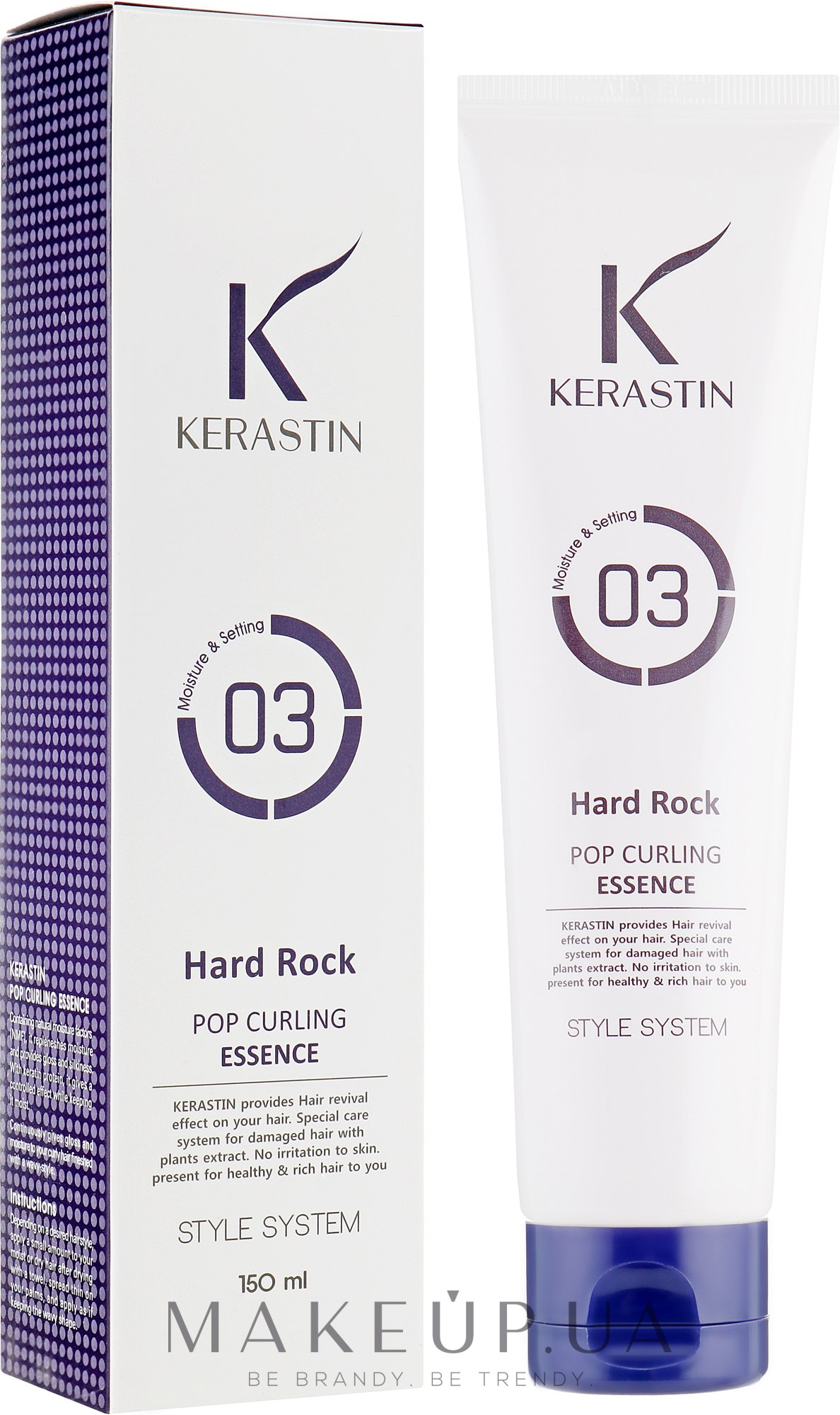 Крем для локонов - PL Cosmetic Kerastin Pop Curling Essence-Hard Rock — фото 150ml