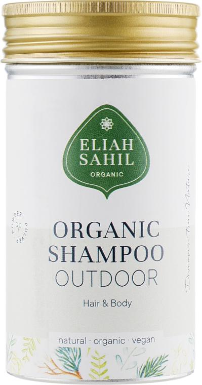 Органічний шампунь-порошок для волосся і тіла "Outdoor" - Eliah Sahil Natural Shampoo Outdoor — фото N1