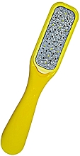 Тертка для ніг металева, РС428, жовта - Ласкава — фото N1