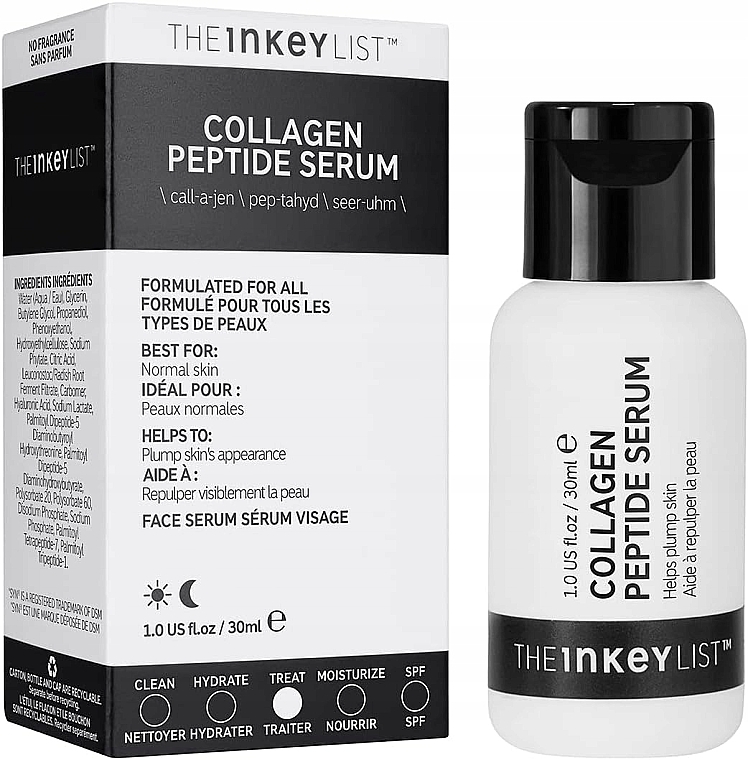 Колагенова сироватка з пептидами - The Inkey List Collagen Peptide Serum — фото N2