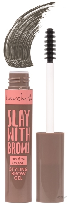 Фиксирующий и окрашивающий гель для бровей - Lovely Slay With Brow Styling Brow Gel — фото 01