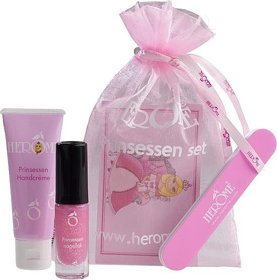 Набір - Herome Princess Set In Organza (polish/1pcs + nail/file/1pcs + cr/1pcs) — фото N1