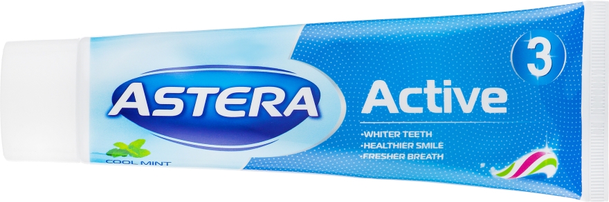 Зубная паста "Тройное действие" - Astera Active 3 Toothpaste — фото N8
