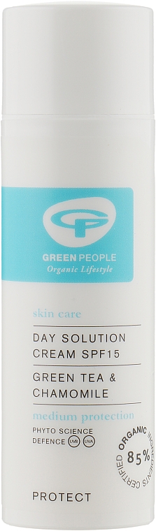 Крем для лица с солнцезащитным фактором Spf 15 - Green People Day Solution SPF15