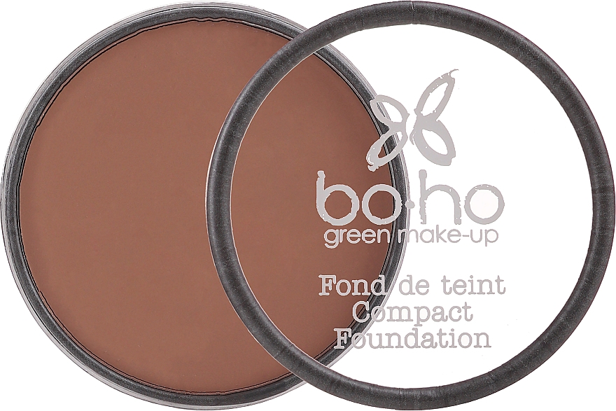 Компактна пудра для обличчя - Boho Green Make-Up Compact Foundation — фото N1