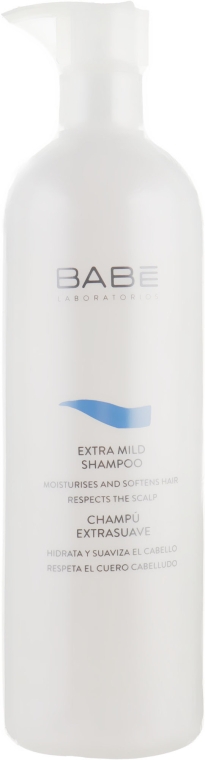 Мягкий шампунь для всех типов волос - Babe Laboratorios Extra Mild Shampoo — фото N3