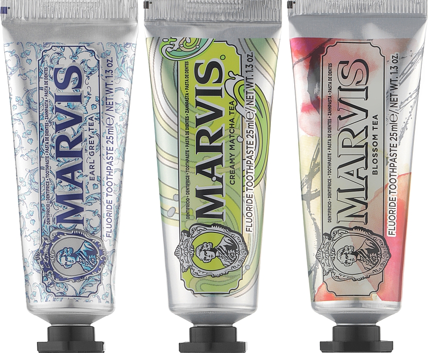 Набір "Tea Collection" - Marvis Tea Collection Kit (toothpaste/3x25ml) — фото N2