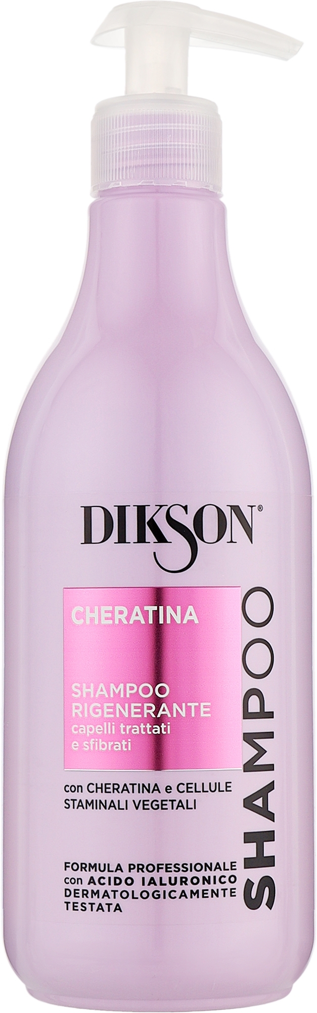 Кератиновый шампунь для ломких и ослабленных волос - Dikson Professional Treatments Shampoo — фото 500ml